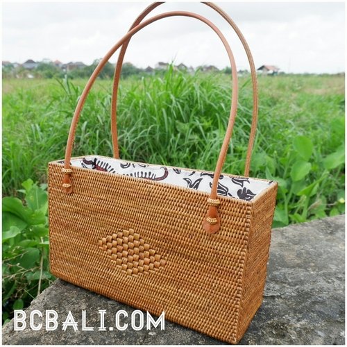 women handbag rattan grass handwoven made in bali women handbag